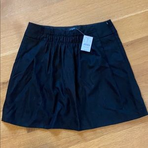 J Crew NWT black mini skirt size 2